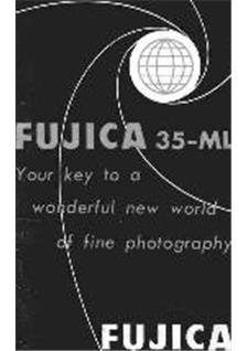 Fujifilm 35 ML manual. Camera Instructions.